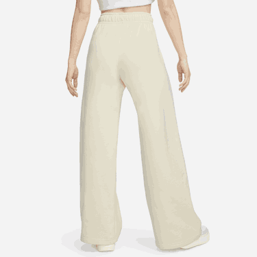 Спортни панталони Nike Sportswear Club Fleece Mid-Rise Wide-Leg Sweatpants Бежово | FB2727-113, 2
