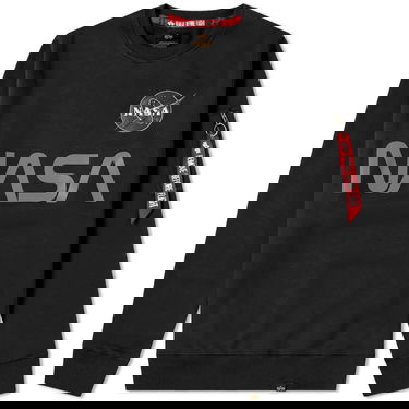 Пуловер Alpha Industries NASA Reflective Crew Sweat Черно | 178309-03, 0