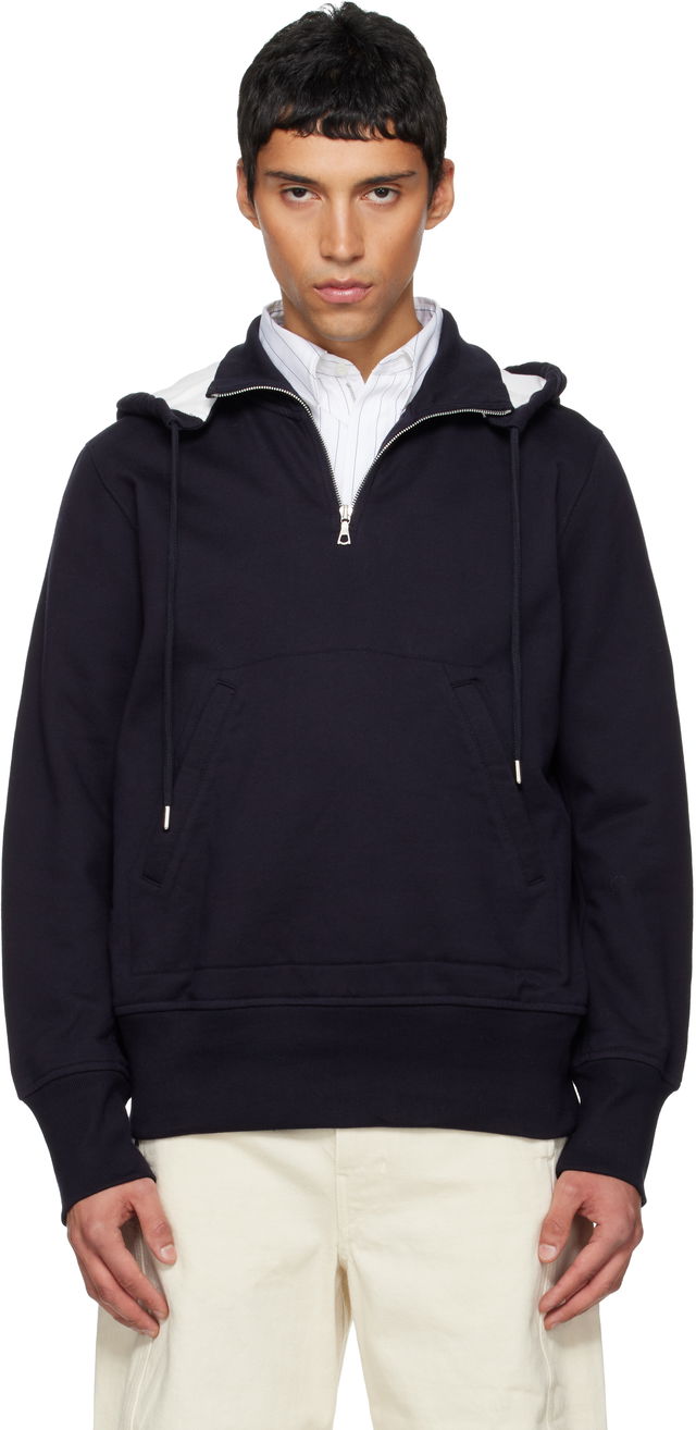 Dries Van Noten Half-Zip Hoodie