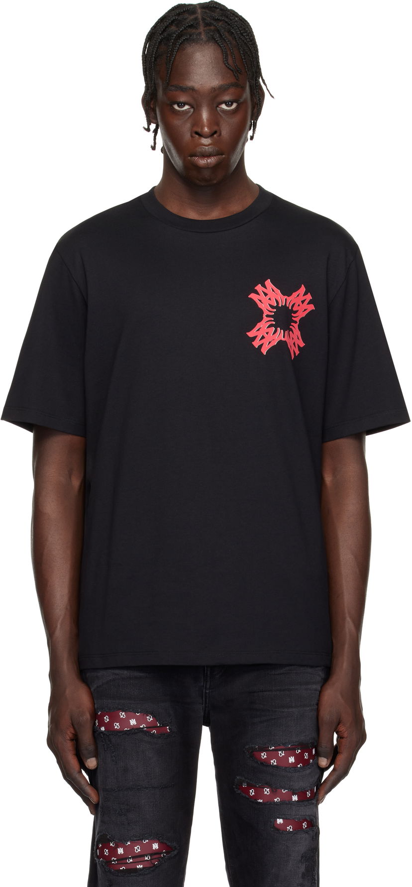 Тениска AMIRI Quad Graphic T-Shirt Черно | AMJYTE1132