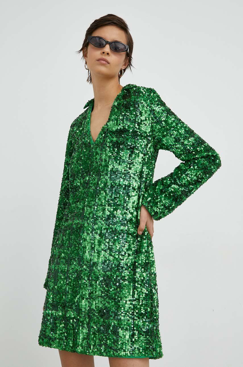 Pокля Samsoe Samsoe Felicia Dress Зелено | F22400087, 0
