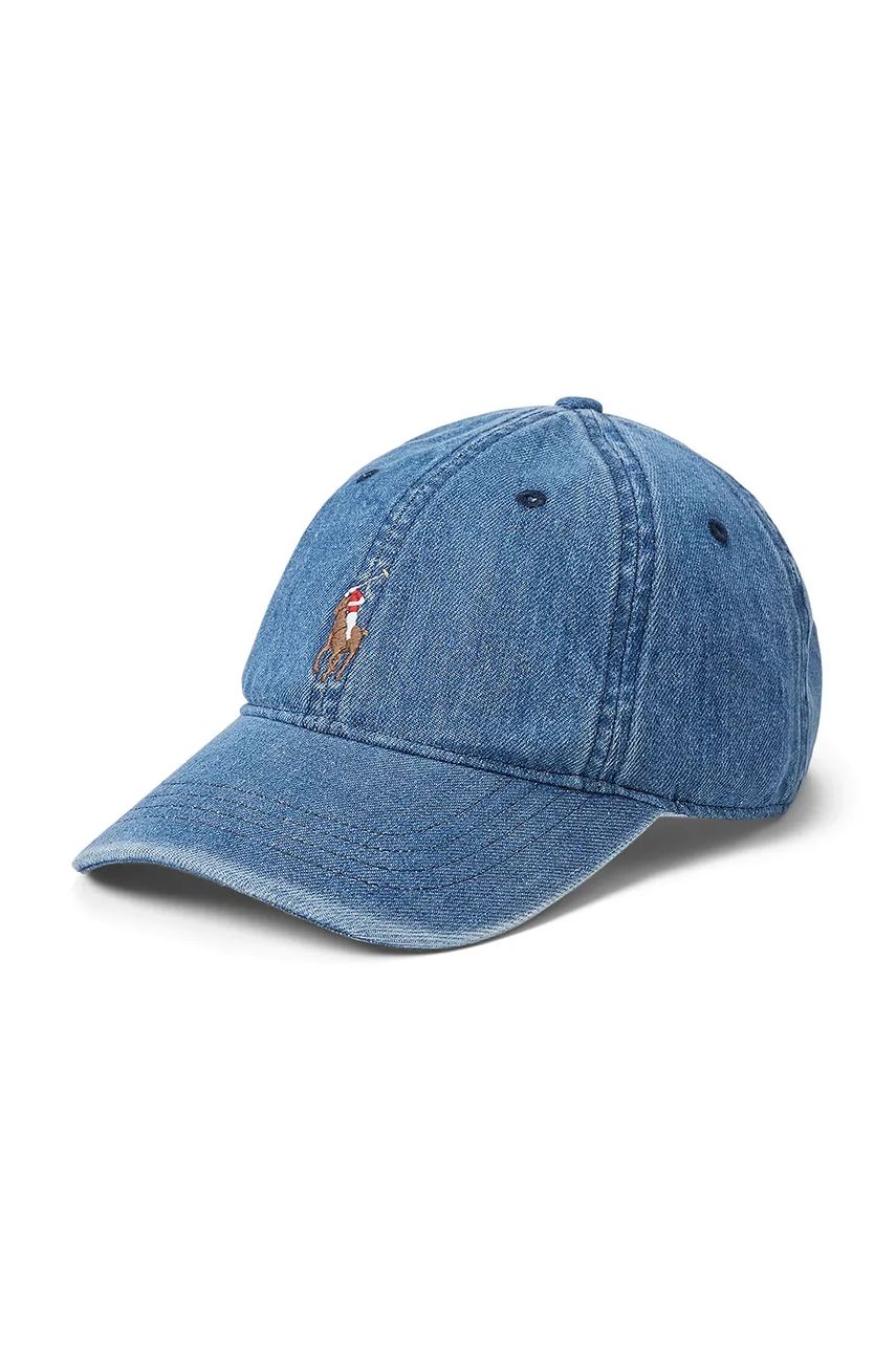 Шапка с козирка Polo by Ralph Lauren Blue Denim Baseball Cap Синьо | 710957172, 0