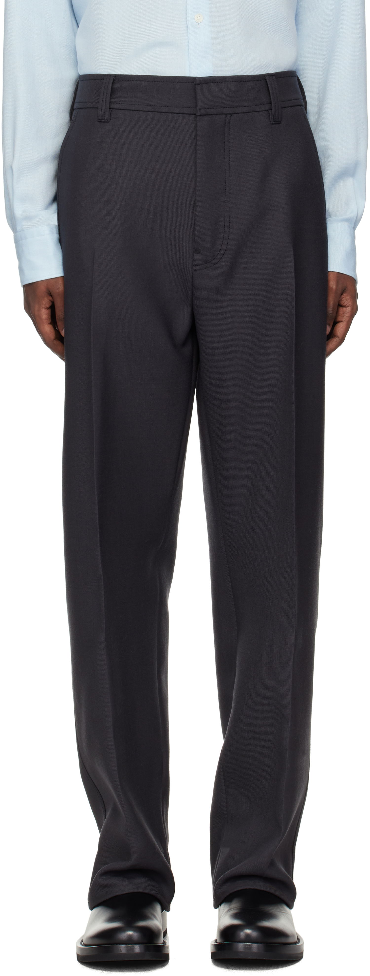 Панталони ZEGNA Wool Trousers Сиво | 887014A8738DH2, 0