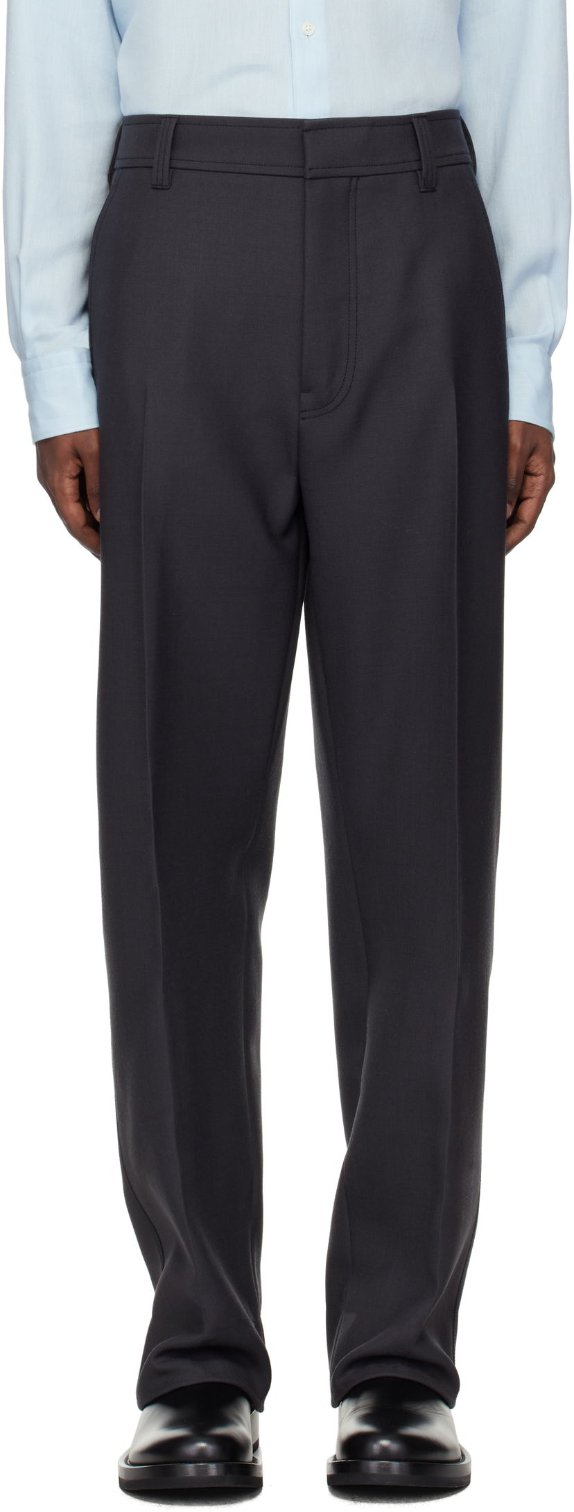 Панталони ZEGNA Wool Trousers Сиво | 887014A8738DH2