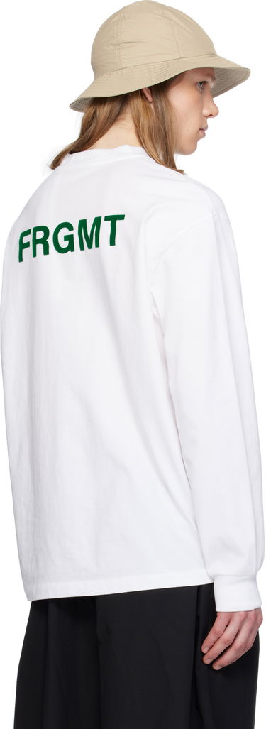 Пуловер Moncler Moncler Genius x FRGMT Hiroshi Fujiwara Cartoon Logo Long Sleeve T-Shirt Бяло | K109U8D00001M3265, 2