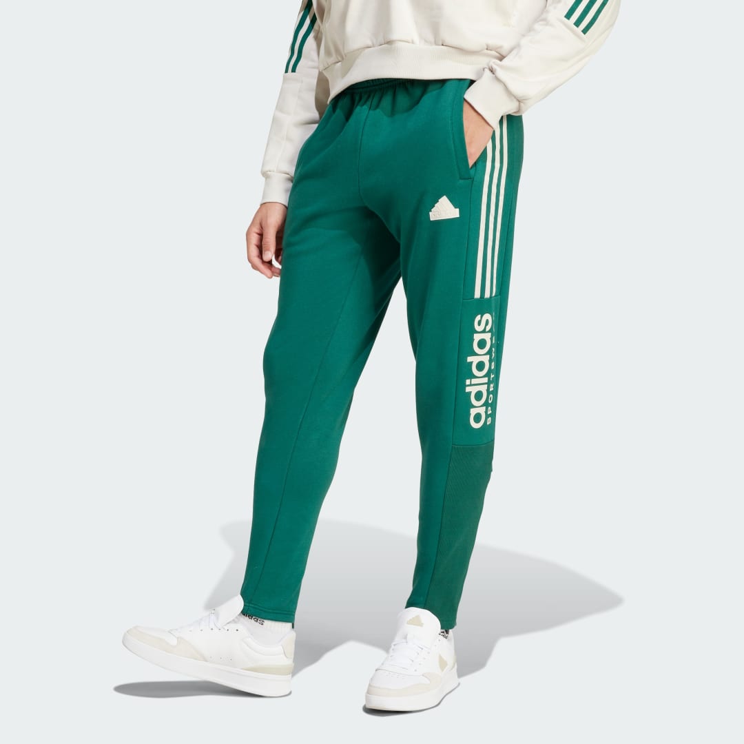 Спортни панталони adidas Performance House of Tiro Fleece Joggers Зелено | IW5950, 0