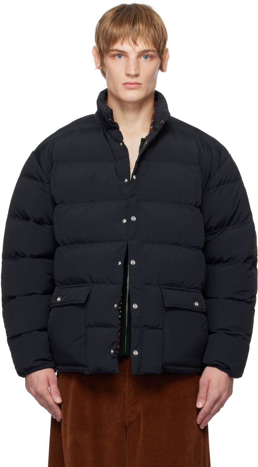 Пухо яке Bode Burlington Puffer Down Jacket Черно | MRF24OW006