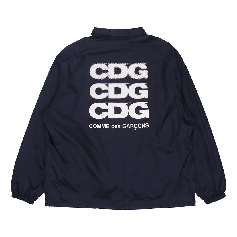 Яке Comme des Garçons COMME des GARCONS CDG Logo Coach Jacket Тъмно синьо | SZ-J004-051-2