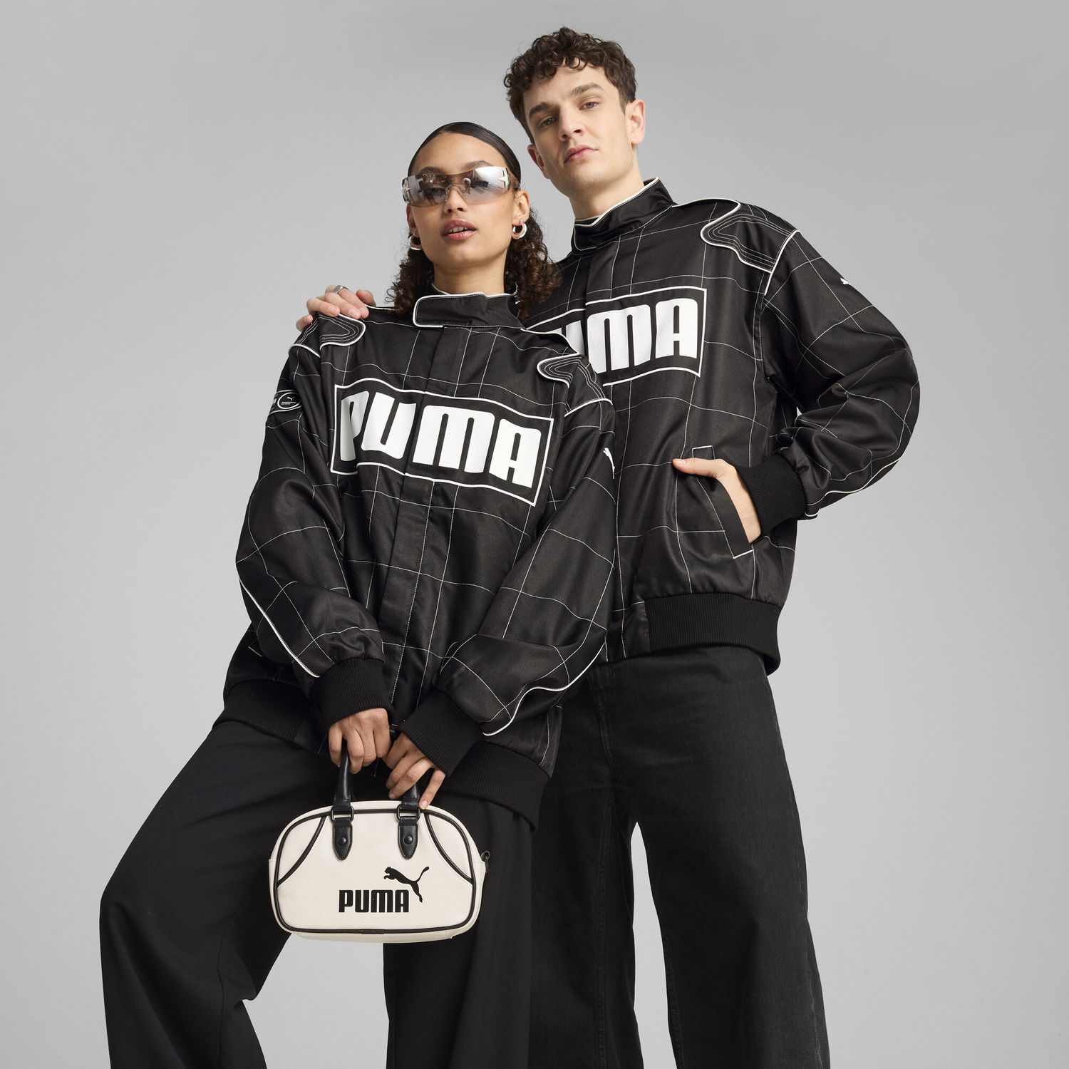 Яке бомбър Puma Unisex ARCHIVE SEASONAL Racer Jacket Черно | 629914_01, 0