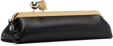 Дамска чанта Jacquemus JACQUEMUS The Salon Leather Framed Clutch Черно | 25EBAW00413AC27L14, 1