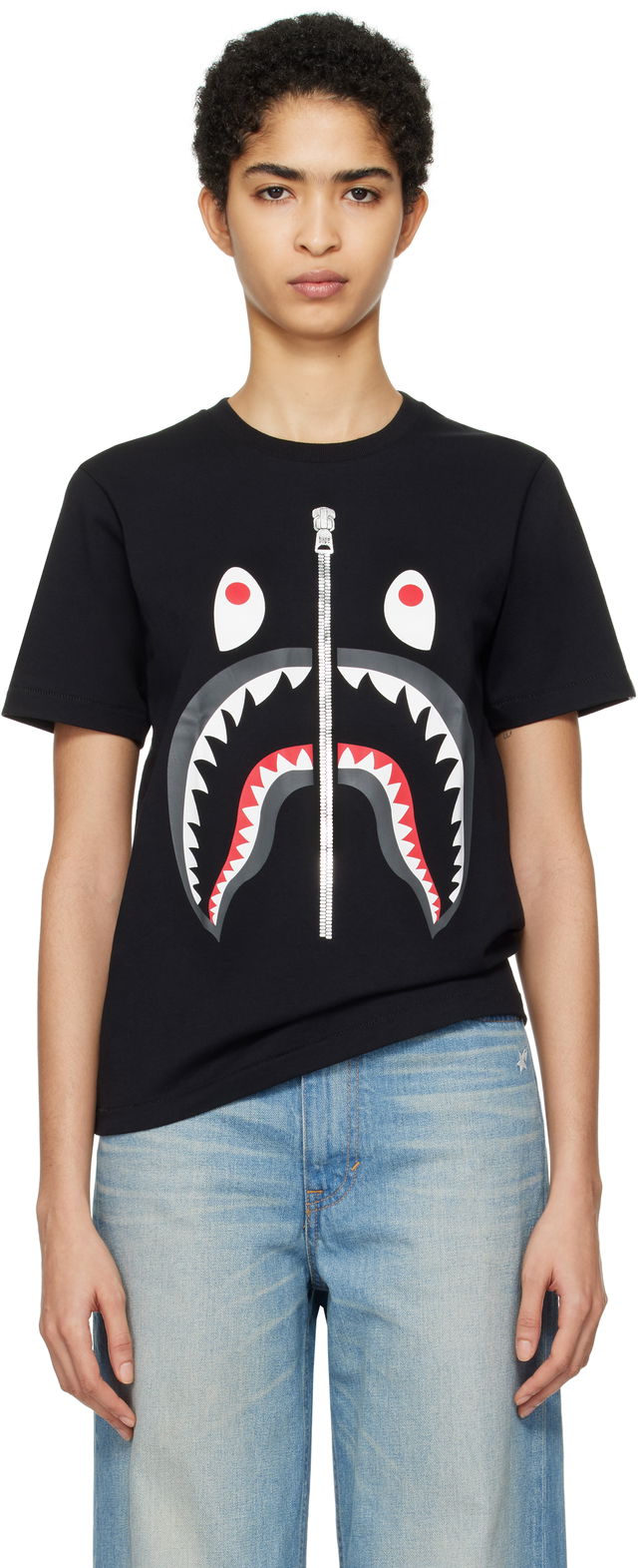 Shark Graphic Cotton T-shirt