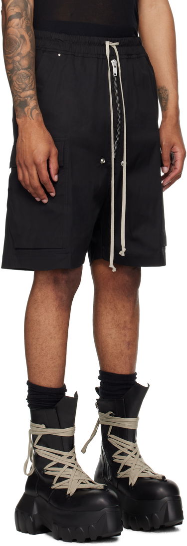 Къси панталони Rick Owens Rick Owens Concordians Cargobela Shorts Черно | RU02E1360 TE, 1