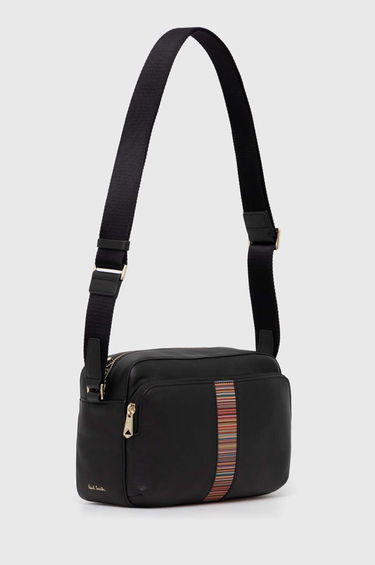 Чанта през рамо Paul Smith Paul Smith Leather Crossbody Bag Черно | M1A.6796.BMULTI, 1