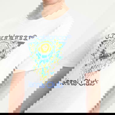 Тениска Casablanca Casablanca Tennis Club Icon Classic T-Shirt Бяло | M-SP26-JTS-001-01, 5