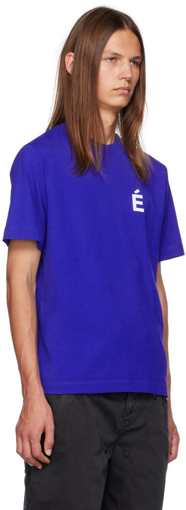Тениска Études Études Wonder Patch T-Shirt Синьо | C00ME104A00740, 4