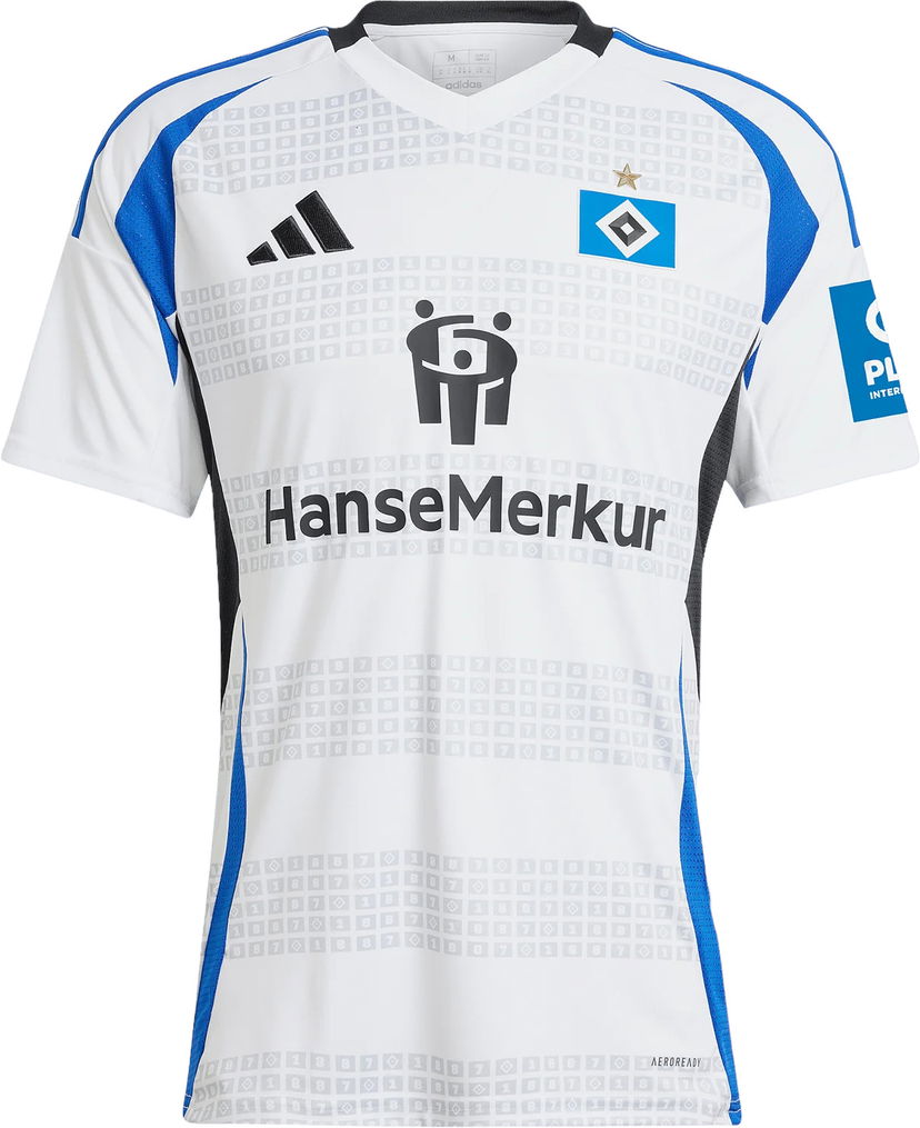 Фланелка adidas Originals Hamburger SV t Home 2024/25 W Бяло | 5hsvip2179