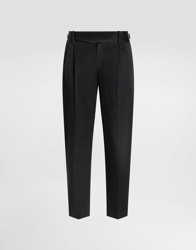 Dolce & Gabbana Cotton Gabardine Trousers