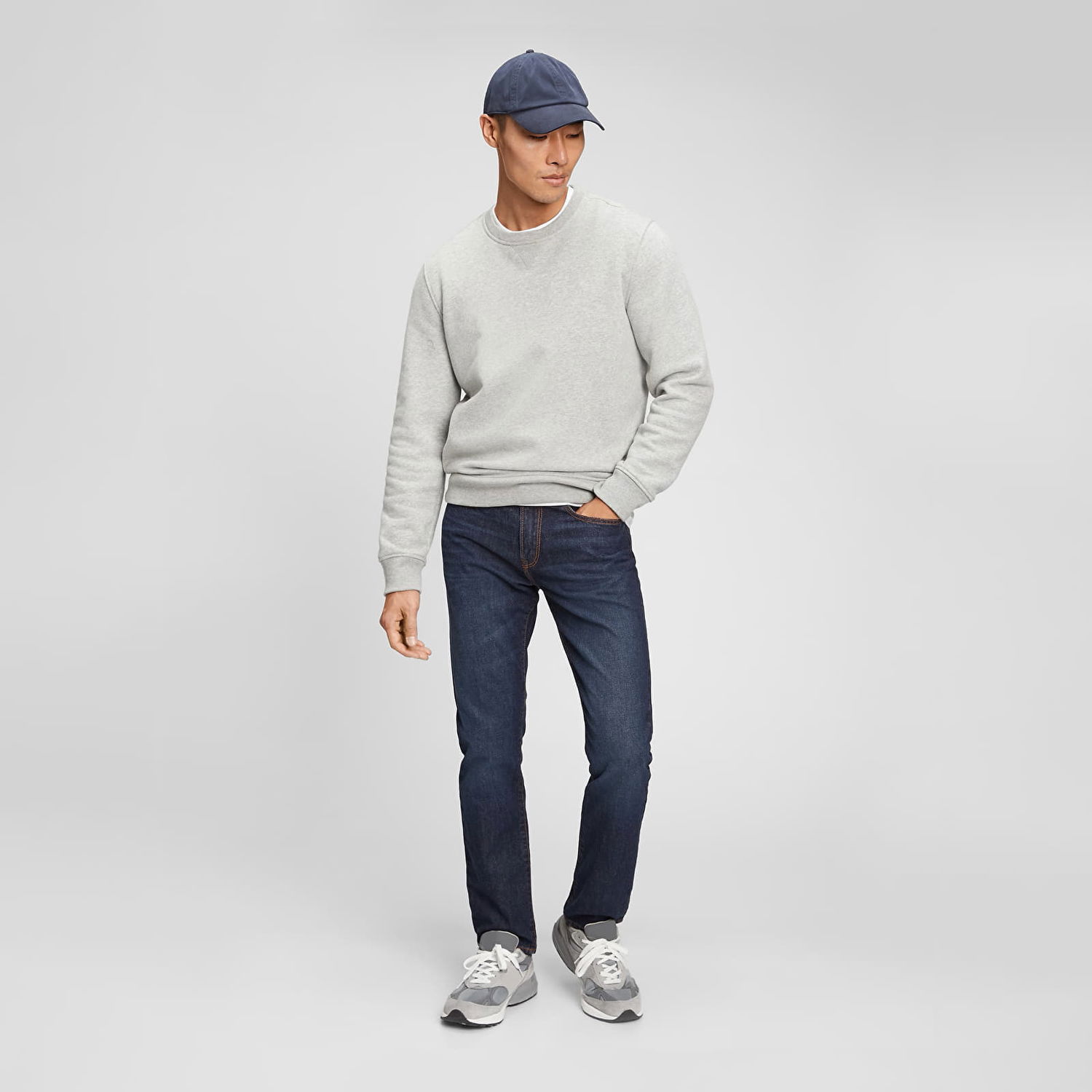Дънки GAP Denim Pants Slim Dark Wash Тъмно синьо | 737644-00, 0