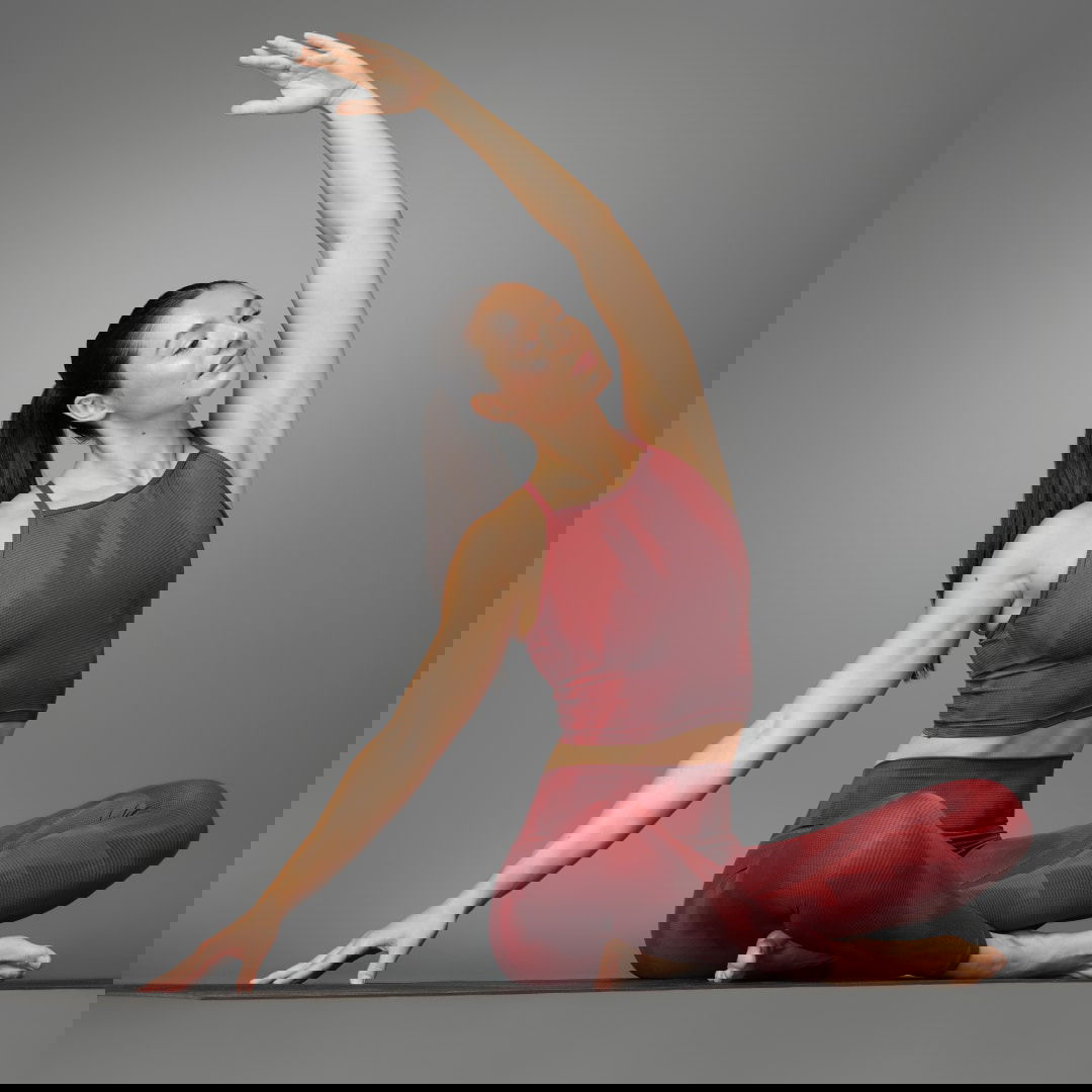 Комплект adidas Performance Yoga Graphic Tank Top Бургунди | JJ3882, 0