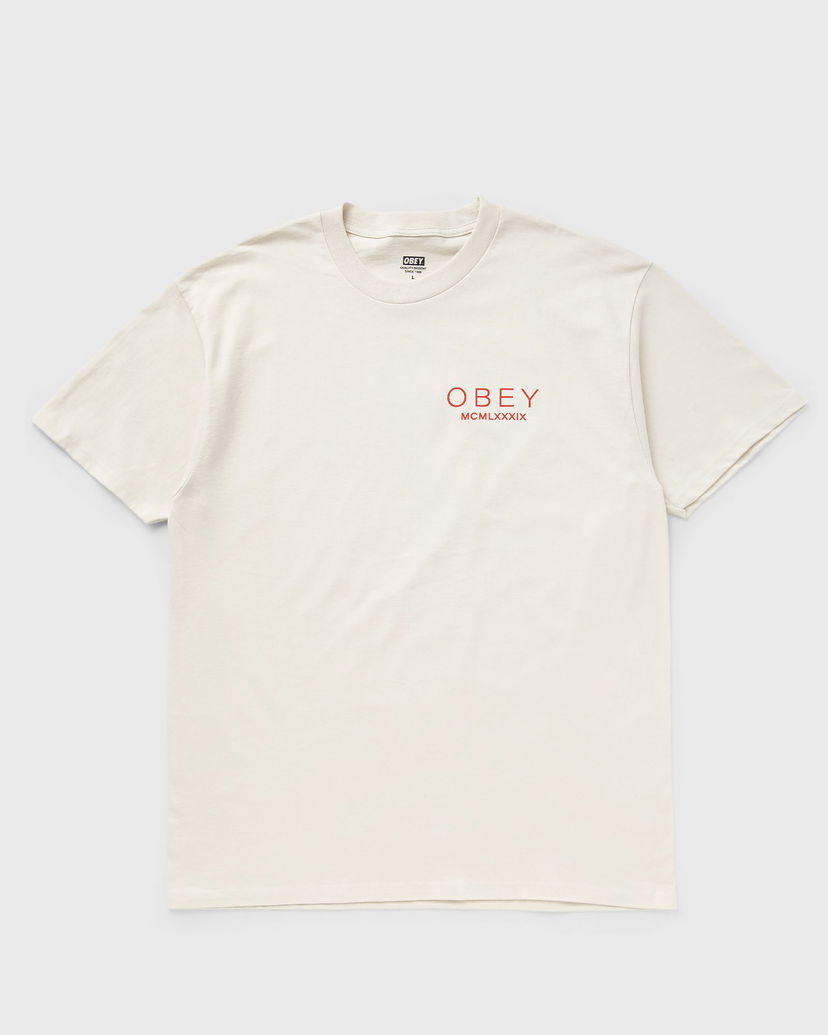 Тениска OBEY Maximus T-Shirt Бежово | 165264142-CRM