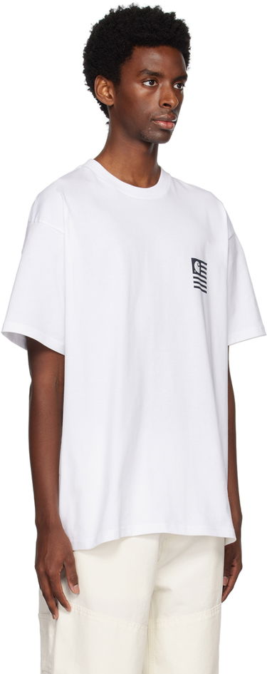 Тениска Carhartt WIP Work In Progress Coast State T-Shirt Бяло | I031754, 1