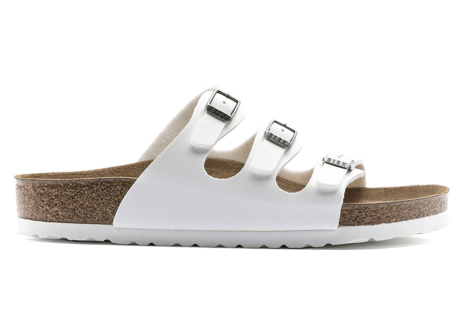 Кецове и обувки Birkenstock Florida Birko-Flor White Бяло | 1016765/1016767, 0
