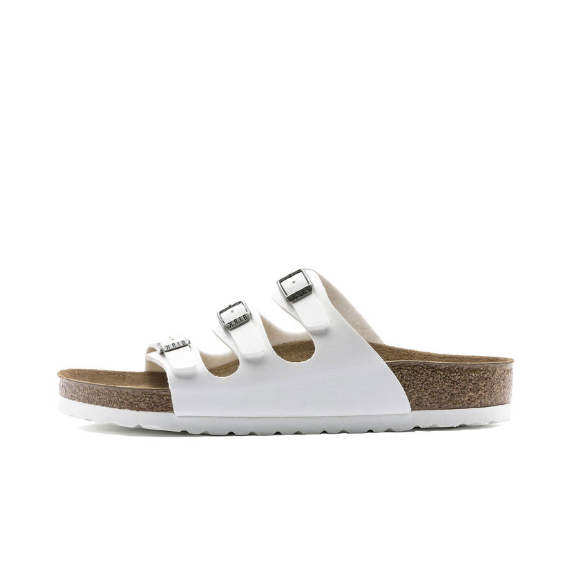 Кецове и обувки Birkenstock Florida Birko-Flor White Бяло | 1016765/1016767