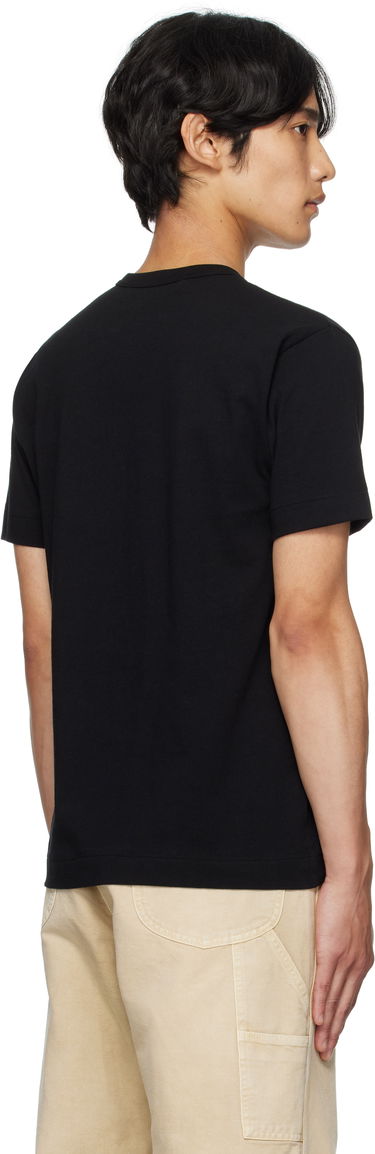 Тениска Comme des Garçons COMME des GARÇONS PLAY Heart Patch T-Shirt Черно | AZ-T216-051, 2