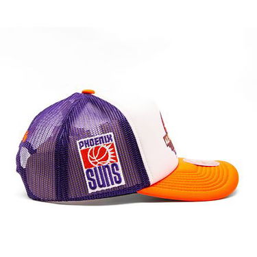 Шапка с козирка Mitchell & Ness NBA Party Time Trucker Snapback Hwc Phoenix Suns White Оранжево
 | HHSS5140-PSUYYPPPWHIT, 2
