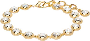 Гривна Amina Muaddi Crystal-Embellished Anklet Металик | IRIS ANKLET, 0