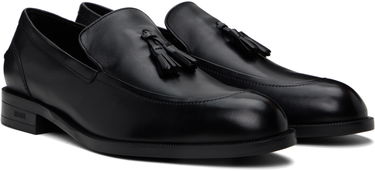 Кецове и обувки BOSS BOSS Tassel Leather Loafers Черно | 50531305, 3