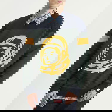 Пуловер BILLIONAIRE BOYS CLUB Astro Panelled Knit Jumper Зелено | B25334-DGN, 2