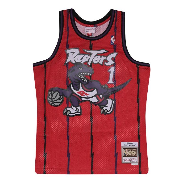 Фланелка Mitchell & Ness Toronto Raptors Mitchell & Ness Tracy McGrady  Jersey Червено | SMJYGS20091-TRARED198TMC, 0