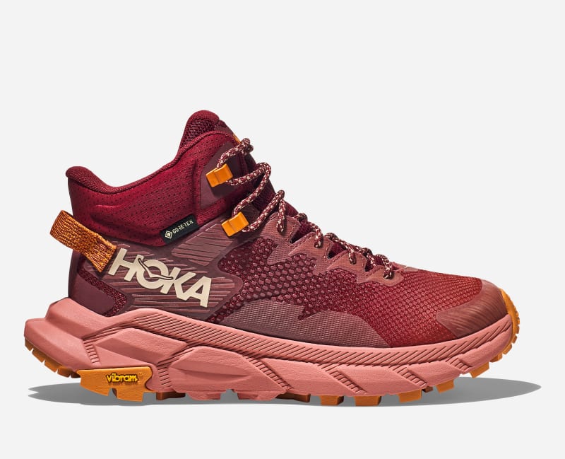 Кецове и обувки Hoka One One Trail Code GORE-TEX Hiking Shoes, Size 9 Червено | 1123166-HSER, 0