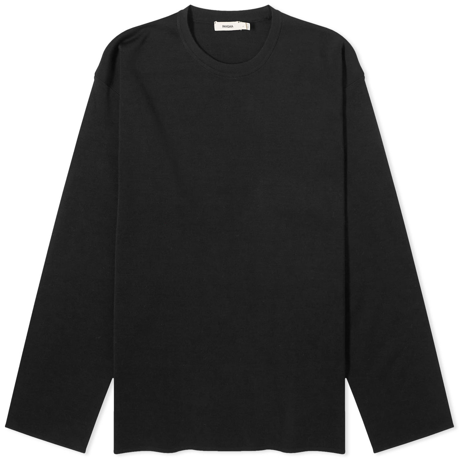 Тениска PANGAIA Pangaia Regenerative Merino Knit Crew Neck Черно | 100012769868, 0