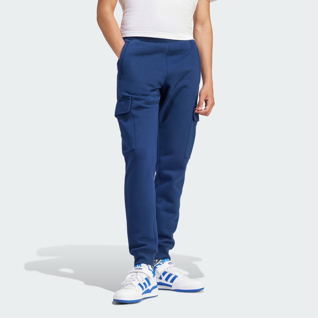 Карго панталони adidas Originals Trefoil Essentials Cargo Pants Тъмно синьо | IP2757, 1