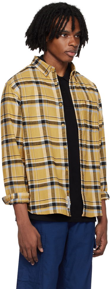 Риза Carhartt WIP Plaid Relaxed Fit Cotton Shirt Зелено | I033032, 4