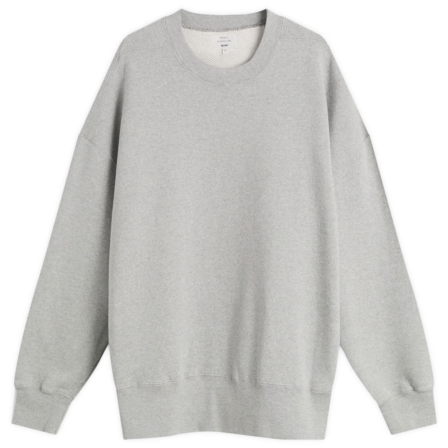 Суитчър Studio Nicholson Studio Nicholson x Beams Plus Golightly Jersey Sweatshirt Сиво | BPSN1301-15, 1