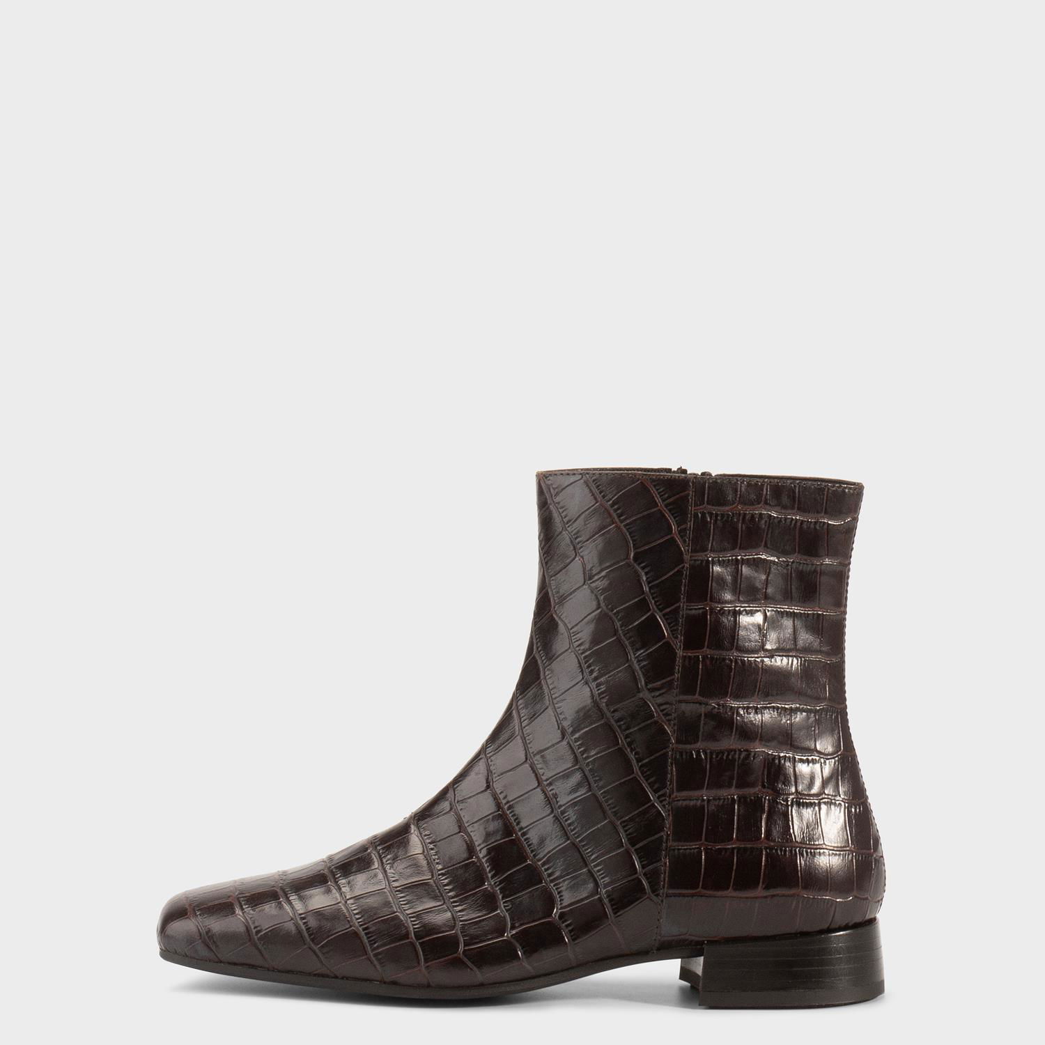 Кецове и обувки Vagabond Mona Embossed Leather Boots Кафяво | 6055-208-35, 0