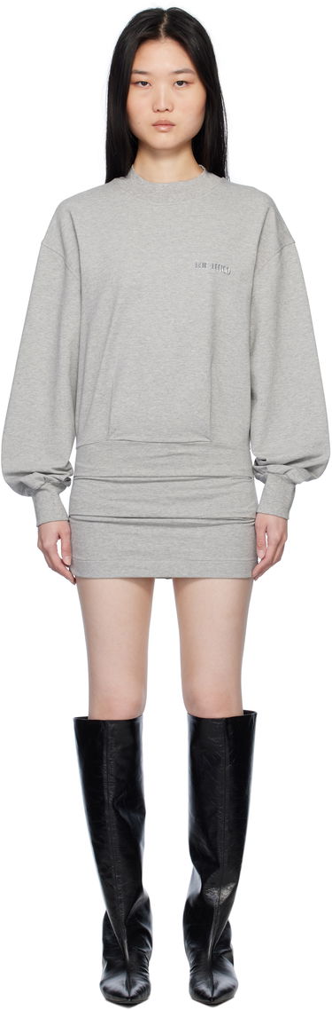 Pокля The Attico The Attico Sweater Mini Dress Сиво | 250WCA00393 JJF006AA, 0