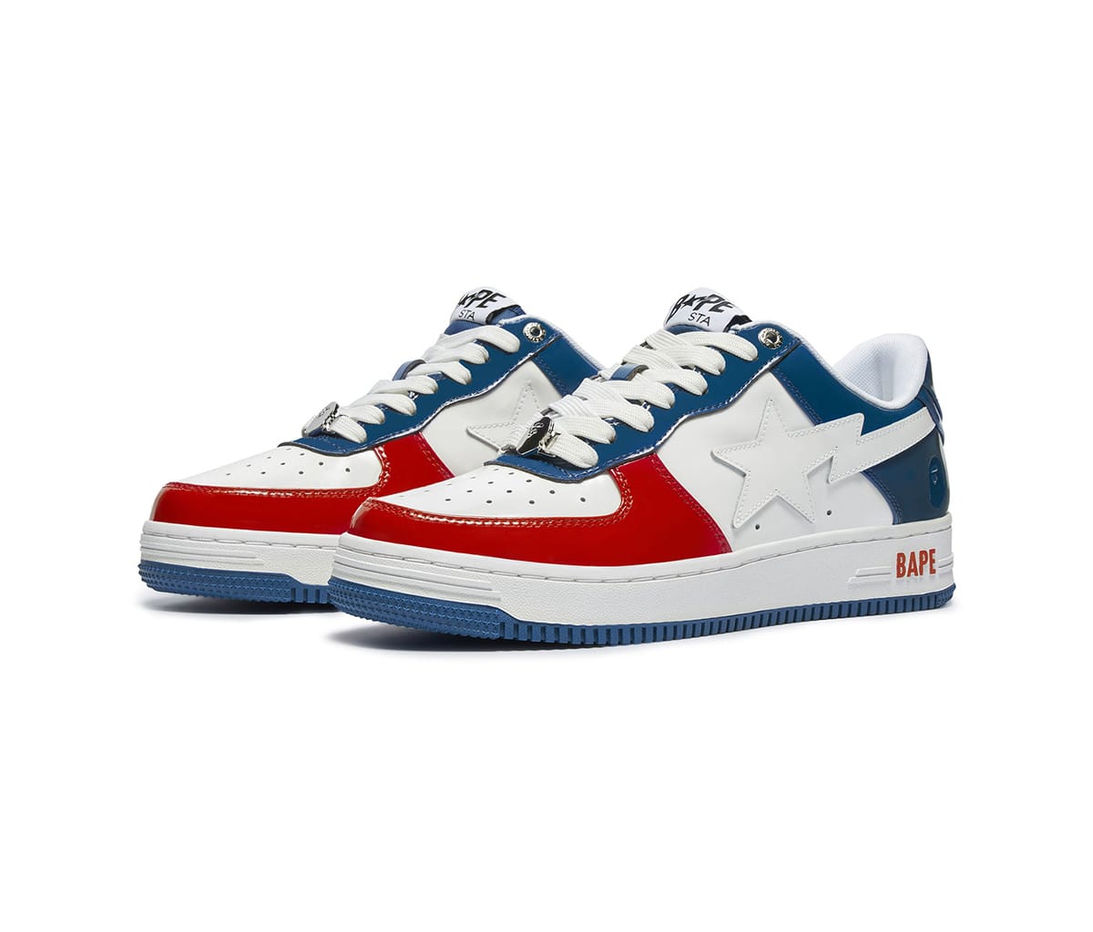 Кецове и обувки BAPE Bape Sta Patent Leather Многоцветен | 1I80191004, 1