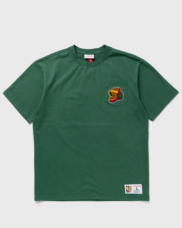 Тениска Mitchell & Ness NBA PREMIUM POCKET TEE SEATTLE SUPERSONICS Зелено | TCRW6277-SSUYYPPPDKGN, 0