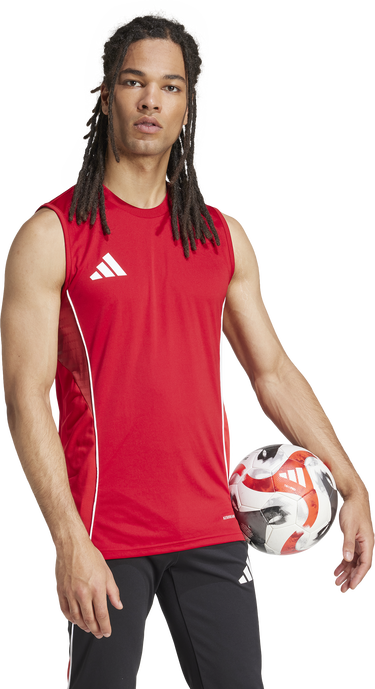 Фланелка adidas Originals Adidas Tiro 25C Sleeveless Jersey Червено | ji6490, 4