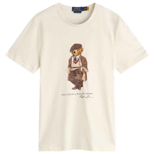 Ralph Lauren Heritage Bear Graphic Tee, Size Large
