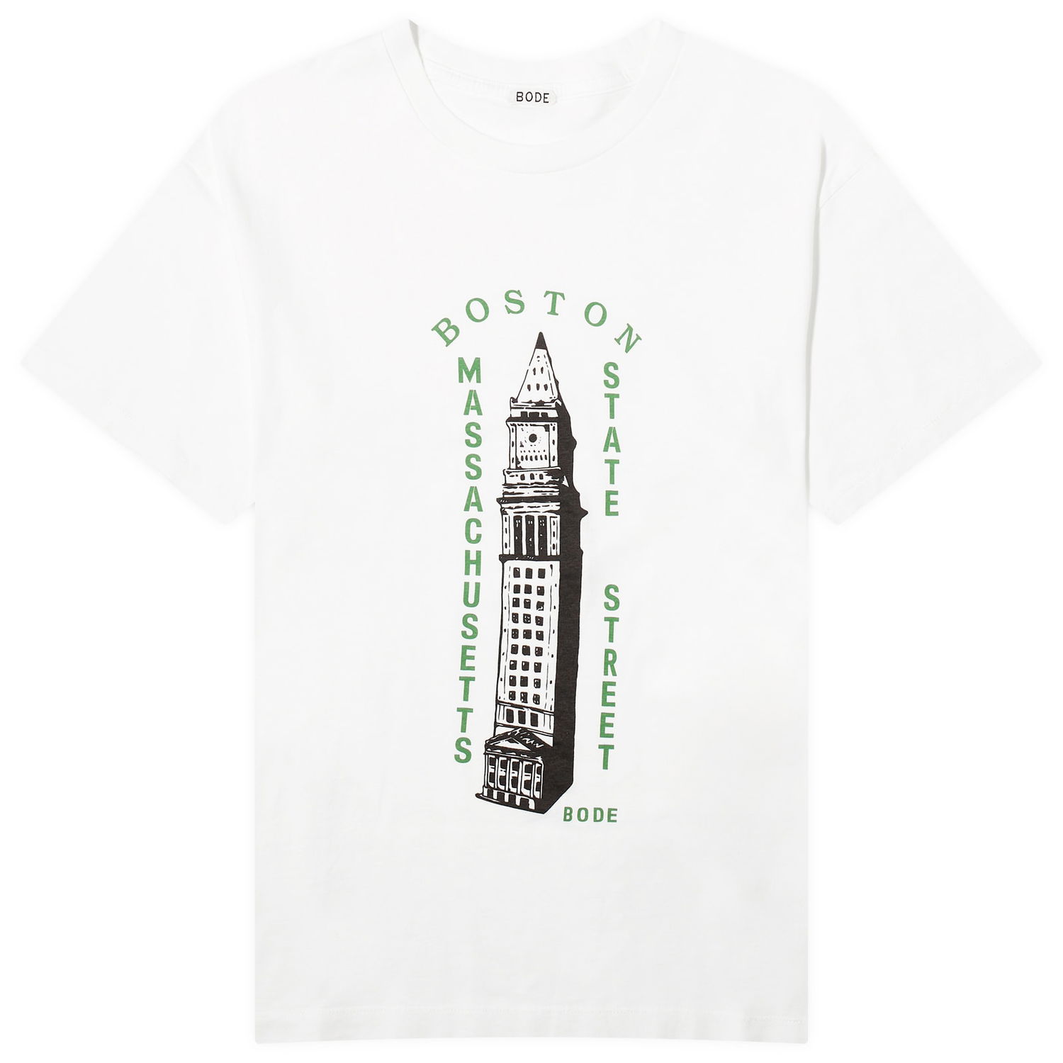Тениска Bode Landmark Бяло | MRS24CS030-CRM, 0