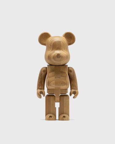 Колекционерско Medicom Toy KARIMOKU BAMBOO BEARBRICK 400% Кафяво | MED2353, 0