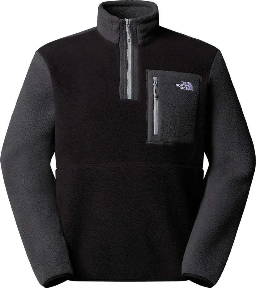 Суитчър The North Face Yumiori Fleece 1/4 Zip Sweatshirt with Chest Pocket Черно | nf0a883ss5h1-s5h