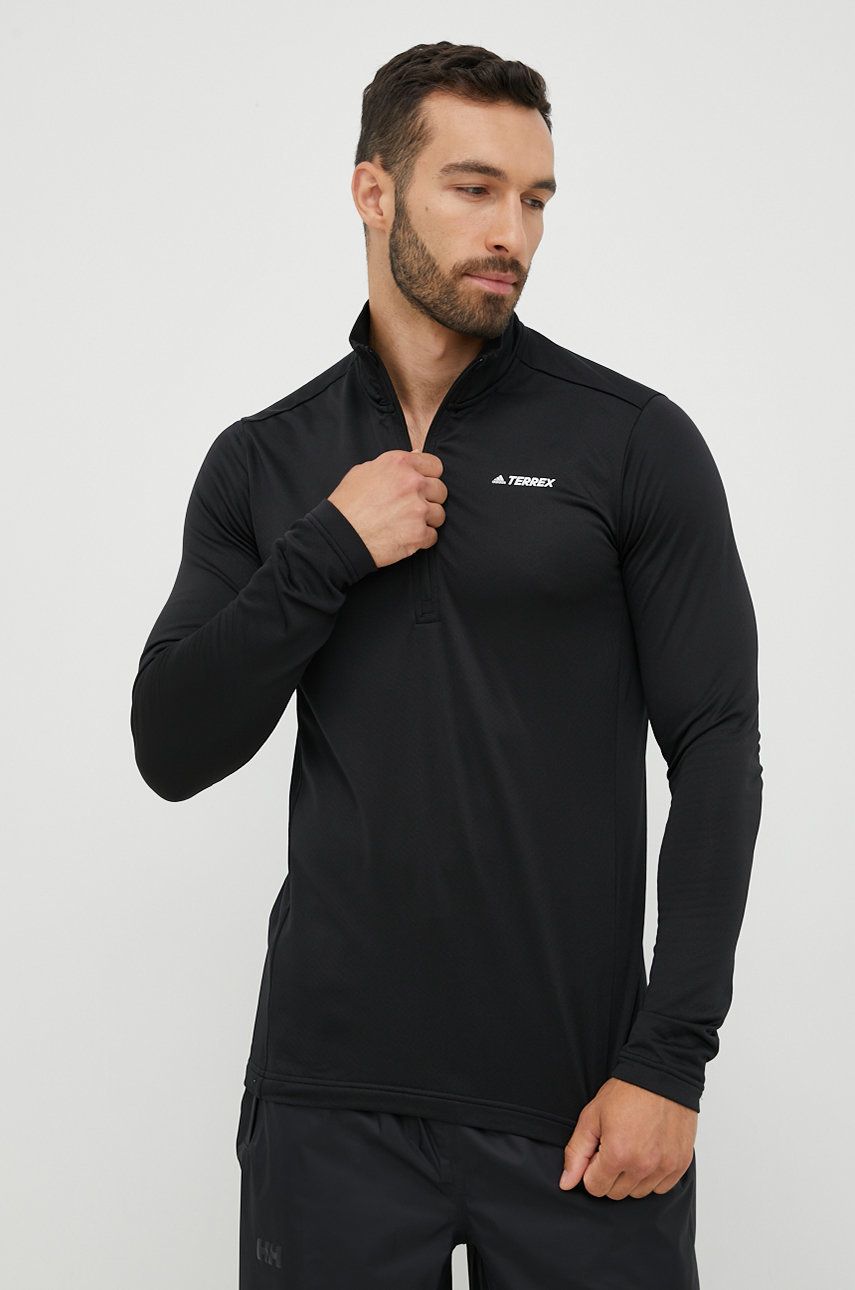 Суитчър adidas Performance TERREX Everyhike Half-Zip Fleece Черно | GL3748, 0