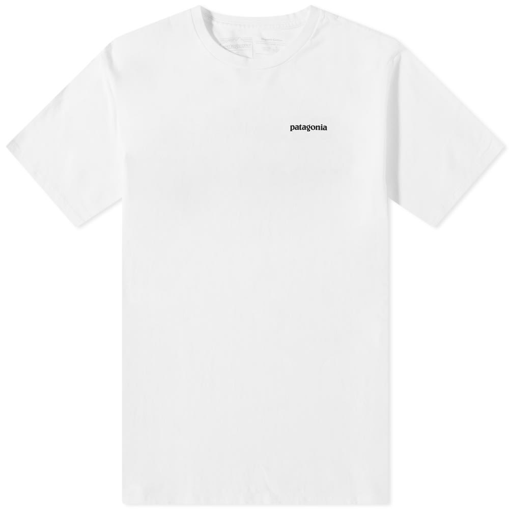 Тениска Patagonia P-6 Mission Regenerative Tee Бяло | 37529-WHI, 1