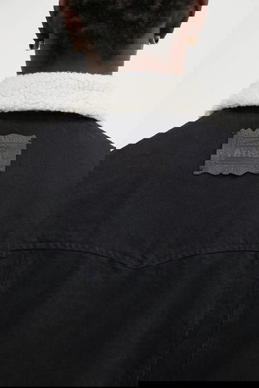 Палта Aries Oversize Sherpa Denim Car Coat Черно | AR7120004, 4